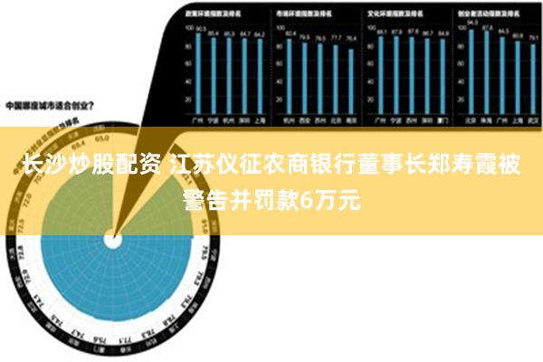 长沙炒股配资 江苏仪征农商银行董事长郑寿霞被警告并罚款6万元